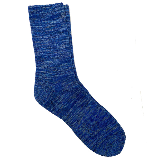 Random Knit <br> BLUE <br> HI-ANKLE ATHLETIC