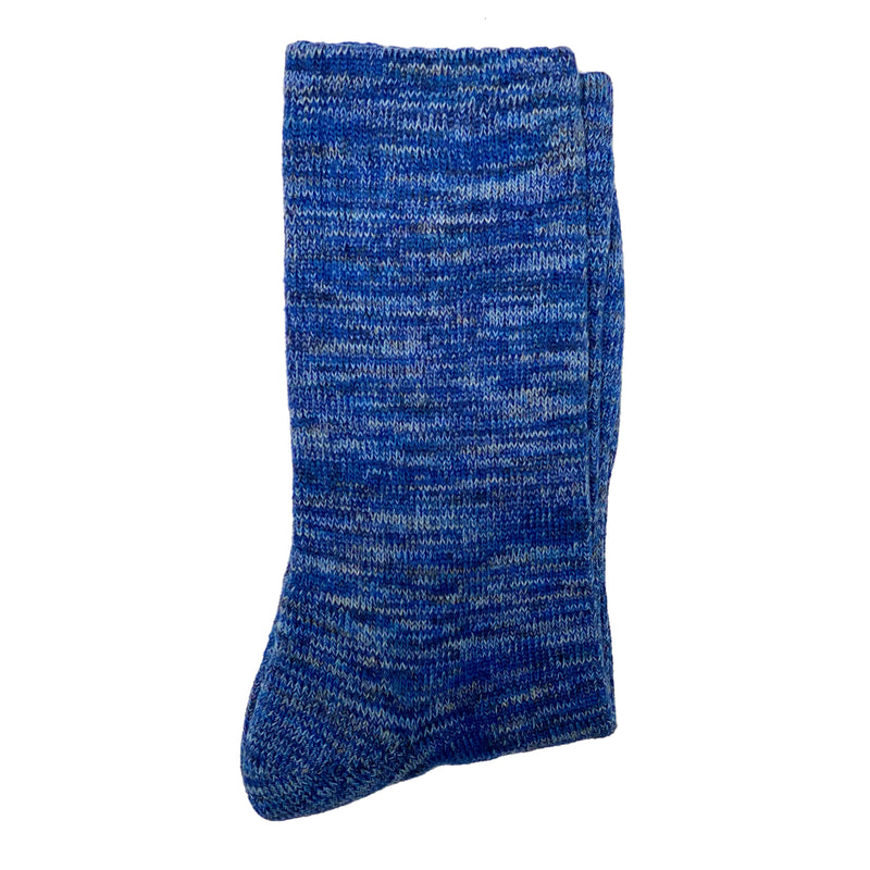 Random Knit <br> BLUE <br> HI-ANKLE ATHLETIC