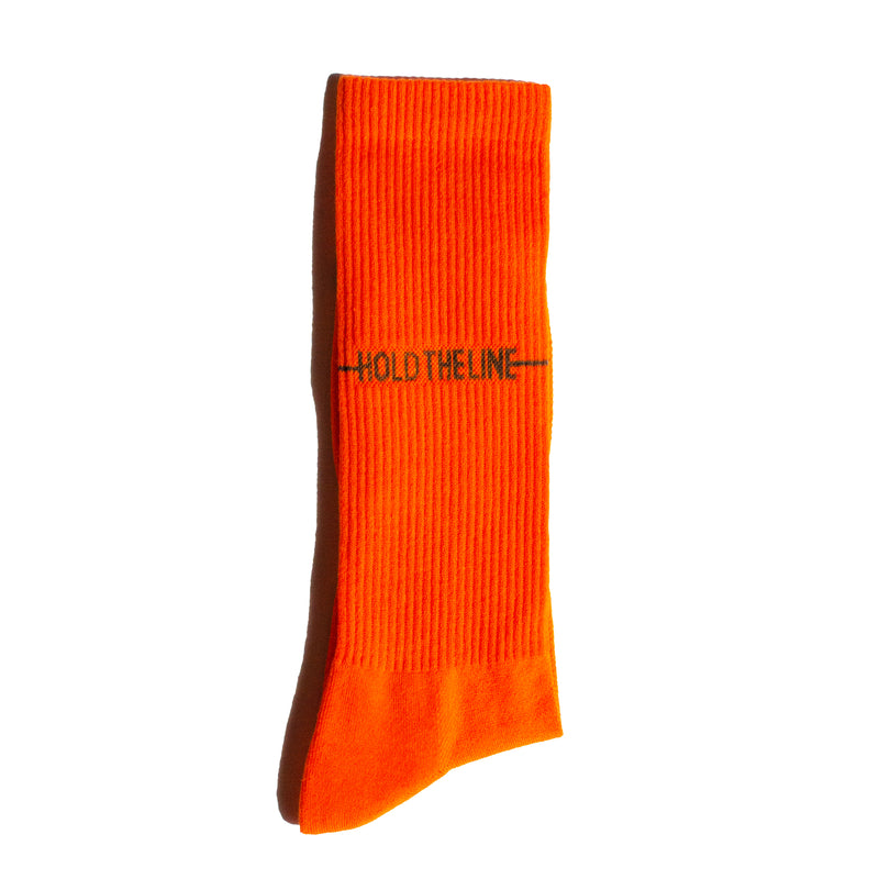 HOLD THE LINE <br> ORANGE <br> MID-CALF ATHLETIC